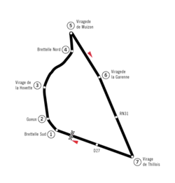 Illustration du circuit de Reims-Gueux.