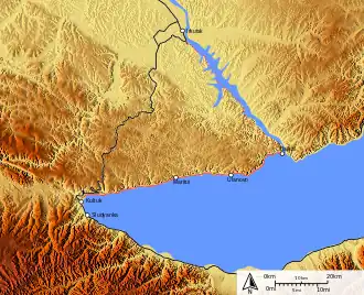 Voir la carte de la ligne.