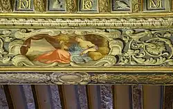 Ciron : plafond à la française.