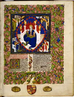 Manuscrit enluminé.