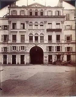 Cité du Retiro, photo d'Eugène Atget en 1910.