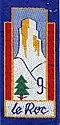 Insigne du CJF 9 (2e&nbsp;modèle).