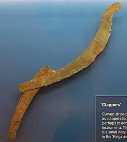 Claquoirs en alliage cuivreux. Kish, v.&nbsp;2600-2350 av. J.-C. Ashmolean Museum.