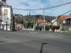 L'ancienne route nationale en direction de Durtol