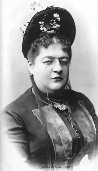 Clorinda Matto de Turner (1852-1909), écrivaine péruvienne et correspondante littéraire de Juana Manuela