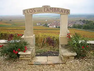 Le clos des Lambrays (à Morey-Saint-Denis).