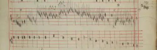 manuscrit musical : ajout maginal