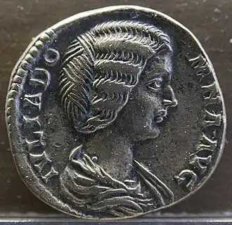 Monnaie de Julia Domna Augusta - Musée des beaux-arts de Lyon.