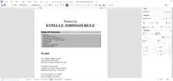 Description de l'image Collabora Online Writer Screenshot with Estelle Johnson Poem 1920x1053.png.