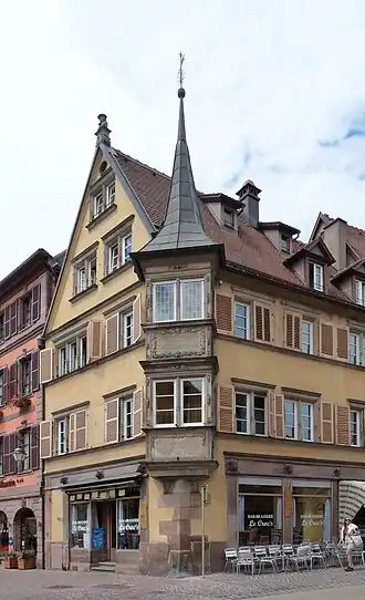 Maison Sandherr au no&nbsp;36 (1668)&nbsp;Inscrit MH (1929)