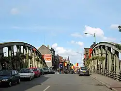 Le pont entre la Belgique et la France.