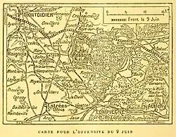 Carte d'époque monochrome