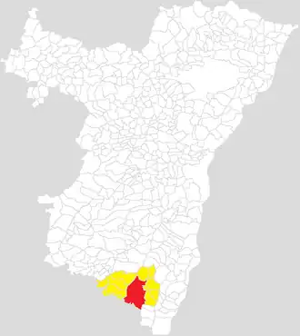 Localisation de Communauté de communes de Sélestat
