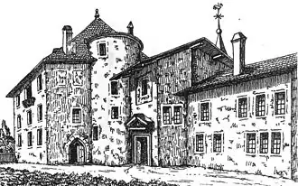 La Commanderie vers 1840