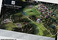 Projet de complexe hôtelier au Château de la Cazine, à Noth