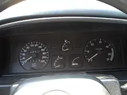 Tachymètre sur Renault 19 RN 1.9 D de 1992