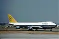 Un Boeing 747-200 de Condor, anciennes couleurs (années 1970).
