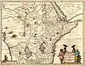 Représentation de l'Afrique centrale en 1690