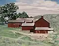 Connecticut Barns in Landscape, 1934
