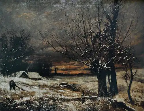 Effet de neige (1865), musée de la Chartreuse de Douai.