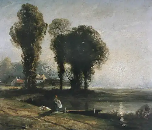 Bord de Scarpe, effet du matin selon Constant Dutilleux (1860), musée des Beaux-Arts d'Arras.