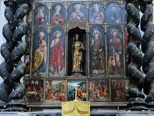 L'église Sainte-Marie-Madeleine : retable attribué à François Bréa.