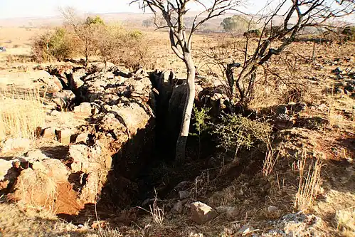 Cooper D vu depuis l'est.