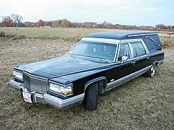 Corbillard Cadillac.