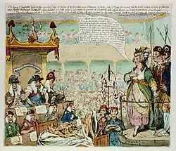 Charlotte Corday devant le tribunal révolutionnaire.