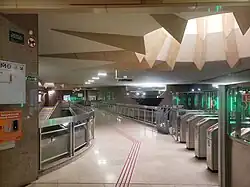 Vue générale de la mezzanine