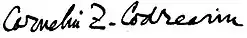 signature de Corneliu Codreanu