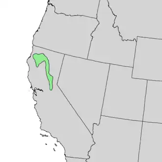 Description de l'image Cornus sessilis range map 1.png.