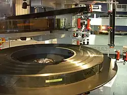 Gros plan sur une bobine de film 70 mm du Dôme IMAX à Cosmonova.