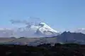 Le Cotopaxi, stratovolcan à proximité de Quito(5&nbsp;897&nbsp;m).