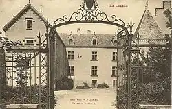 La cour du château au début du XXème