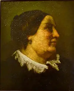 Gustave Courbet : Portrait de Madame Andler ou Portrait de la mère Grégoire 1867[réf.&nbsp;souhaitée])