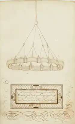 Dessin de la couronne de Saint-Remi.