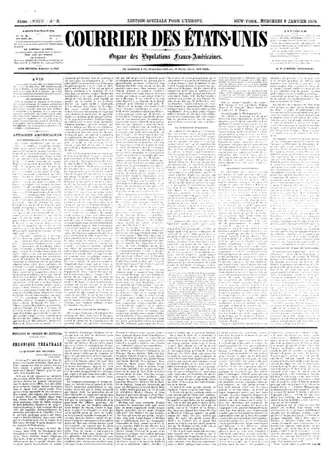 Image illustrative de l’article Le Courrier des États-Unis