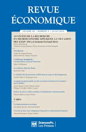 Image illustrative de l’article Revue économique