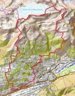 Carte topographique.