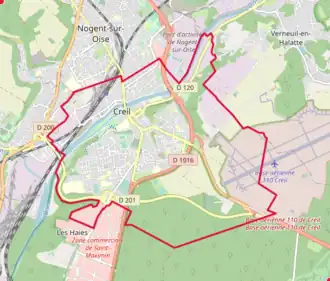 Carte OpenStreetMap.