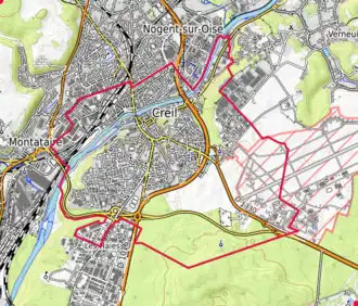 Carte topographique.