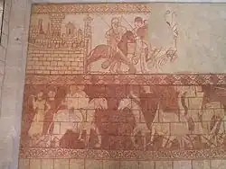 Départ des chevaliers.