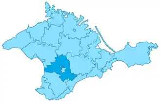 Localisation de Raïon de Simferopol