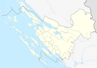 Voir sur la carte administrative du comitat de Zadar