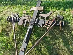 Croix de procession (Farnetella, Sienne (Italie).