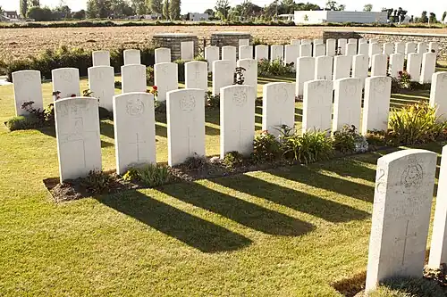 Croix-Rouge Military Cemetery.