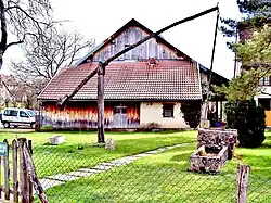 Un puits à balancier.