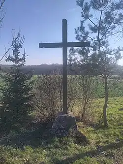 Croix de chemin en bois