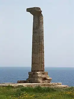 Colenne du temple d'Héra